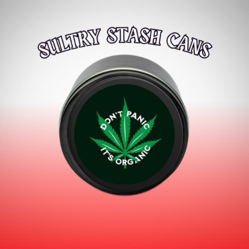 DON'T PANIC STASH JAR